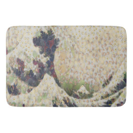 甘素晴らし露メロンファインアートの波 バスマット