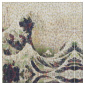 甘素晴らし露メロンファインアートの波 ファブリック (クローズアップ)