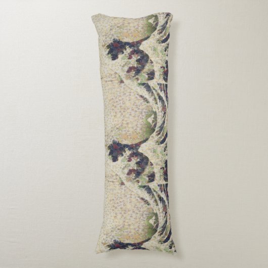 甘素晴らし露メロンファインアートの波 ボディピロー (正面縦)