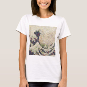 甘素晴らし露メロンファインアートの波 Tシャツ