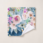 甘美なカラフルフローラ バスタオルセット (ウォッシュタオル)