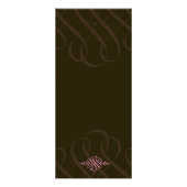 甘美なピンク及びチョコレート棚カード ラックカード (裏面)