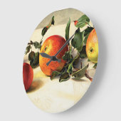 甘美なリンゴ ラージ壁時計 (傾斜)