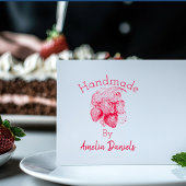 甘美な夏のイチゴのゴムスタンプ セルフインキングスタンプ