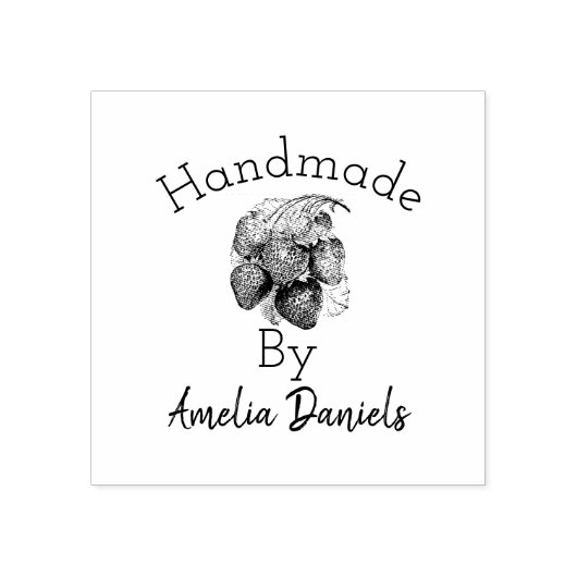 甘美な夏のイチゴのゴムスタンプ ラバースタンプ (インプリント)