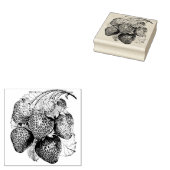 甘美な夏のイチゴ ラバースタンプ (押印)