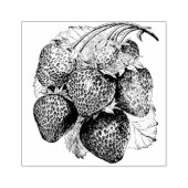 甘美な夏のイチゴ ラバースタンプ (インプリント)