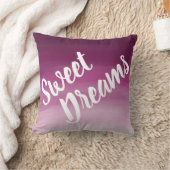 甘美な夢のグラデーションなピンク紫色のことわざ クッション (ブランケット)