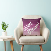 甘美な夢のグラデーションなピンク紫色のことわざ クッション (椅子)
