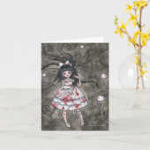 甘美な夢のメッセージカード カード (黄色い花)