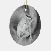 甘美な夢の天使のオーナメント セラミックオーナメント (右)