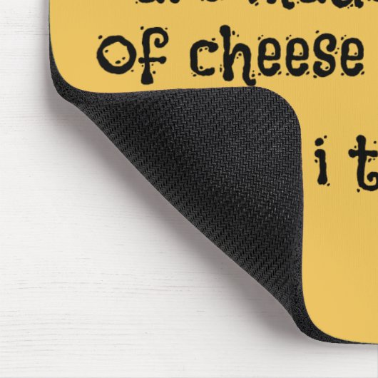 甘美な夢はチーズから成っています マウスパッド (コーナー)