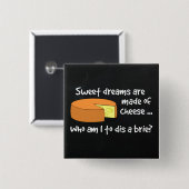 甘美な夢はチーズから成っています 缶バッジ (正面&裏面)