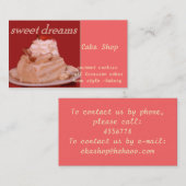 甘美な夢 名刺 (正面/裏面)