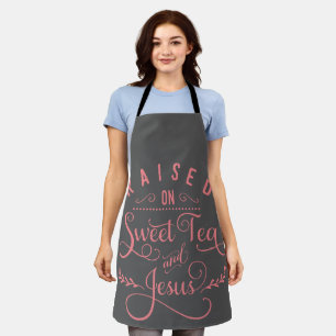 甘茶で育てられ、イエスはTシャツにぴったり エプロン