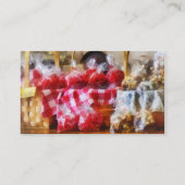 甘草とチョコレートで覆われたピーナッツ 名刺 (裏面)