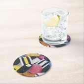 甘草の一種コースター ラウンドペーパーコースター (インサイチュ)