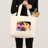 甘草の有名な菓子 ラージトートバッグ (正面(商品))