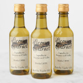 甘草カスタムラベル ワインラベル (ボトル)