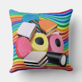 甘草キャンデーの虹のクッション クッション (裏面)