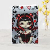 「甘草フェアリー」グリーティングカード カード (黄色い花)