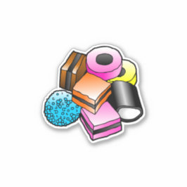 甘草菓子シール シール