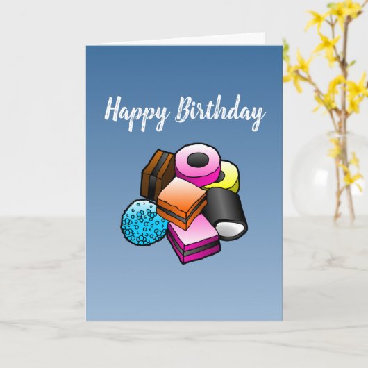 甘草菓子 カード (黄色い花)