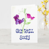 甘草 カード (黄色い花)