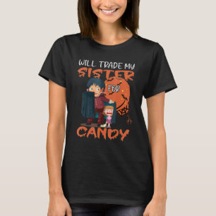 甘酸っぱいの妹を菓子に換える Tシャツ