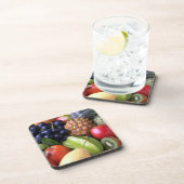 甘酸っぱいフルーツコルクコースター コースター (右側)