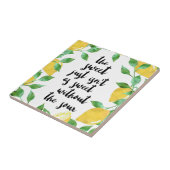 甘酸っぱいレモン引用文タイル タイル (側面)