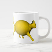 甘酸っぱいレモン猫 ジャンボコーヒーマグカップ (右)