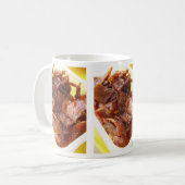 甘酸っぱい乾燥ハム[ムウワン] コーヒーマグカップ (正面左)