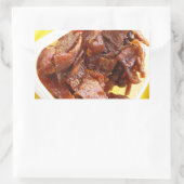 甘酸っぱい乾燥ハム[ムウワン] 長方形シール (バッグ)