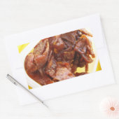 甘酸っぱい乾燥ハム[ムウワン] 長方形シール (封筒)