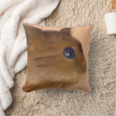 甘頭が切れるい猫 クッション (ブランケット)