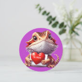 甘髭ドラゴンパープルバレンタイン カード (スタンド正面)