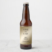 甘黄金モダン ビールラベル (正面)