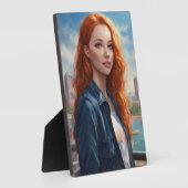 「生々しい感情を明らかにする：脱線した現実」 フォトプラーク (側面)