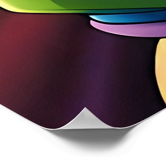 生々しい顔の新しいアーティスト、ケン・ゲージ・シュルリアリズム ポスター (角)