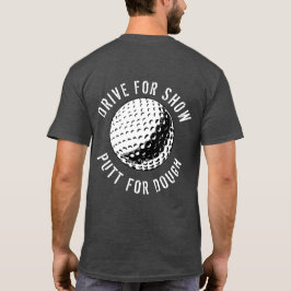 生おもしろい地ゴルフ用Tシャツのショーパット駆動装置 Tシャツ