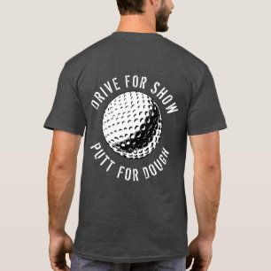 生おもしろい地ゴルフ用Tシャツのショーパット駆動装置 Tシャツ
