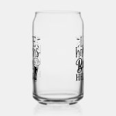 生おもしろい活はビール救済ワードアート ガラス缶 (左)