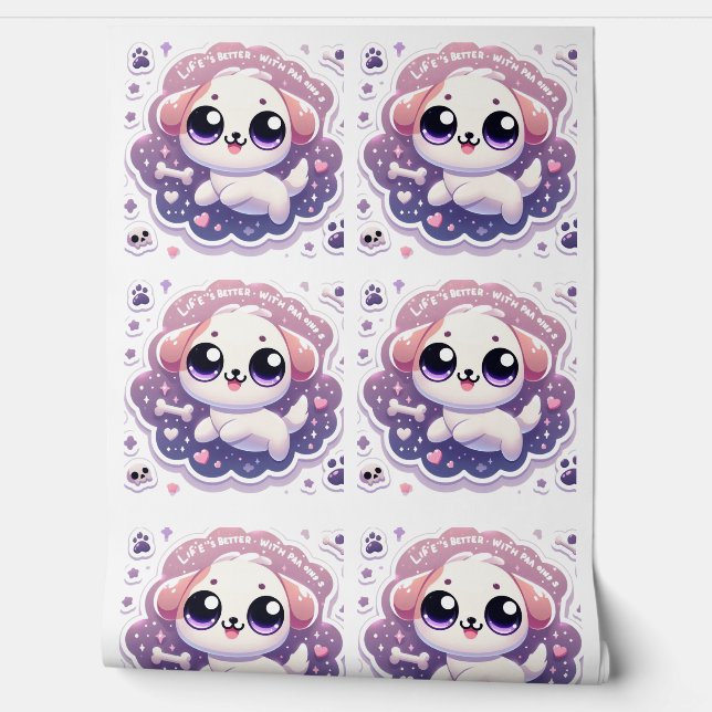 生きがいが良いポーかわいい子犬ペット愛好家 壁紙 (ほどく)