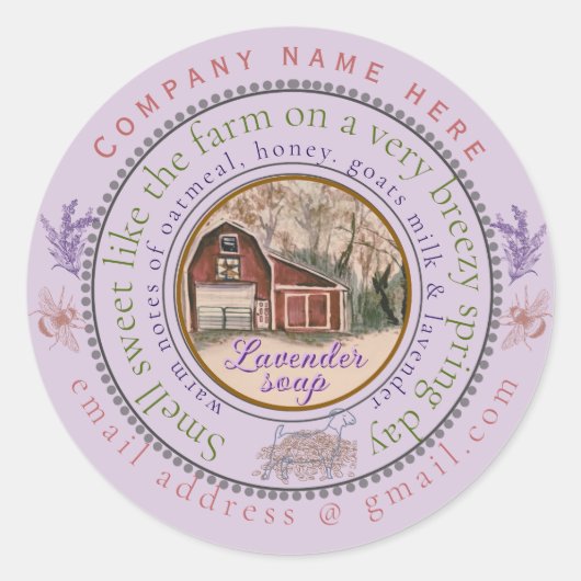 生きたての農園カスタマイズ石 ラウンドシール (正面)