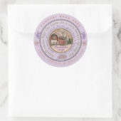 生きたての農園カスタマイズ石 ラウンドシール (バッグ)