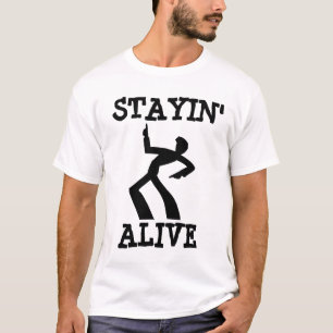 生きたまま、誕生日Tシャおもしろいツ。 Tシャツ