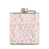 生きたサンゴの鳩の花 フラスク (裏面)