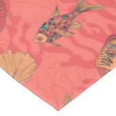 生きたサンゴ礁に生息する魚 テーブルクロス (アングル)