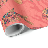 生きたサンゴ礁に生息する魚 ラッピングペーパー (ロールコーナー)